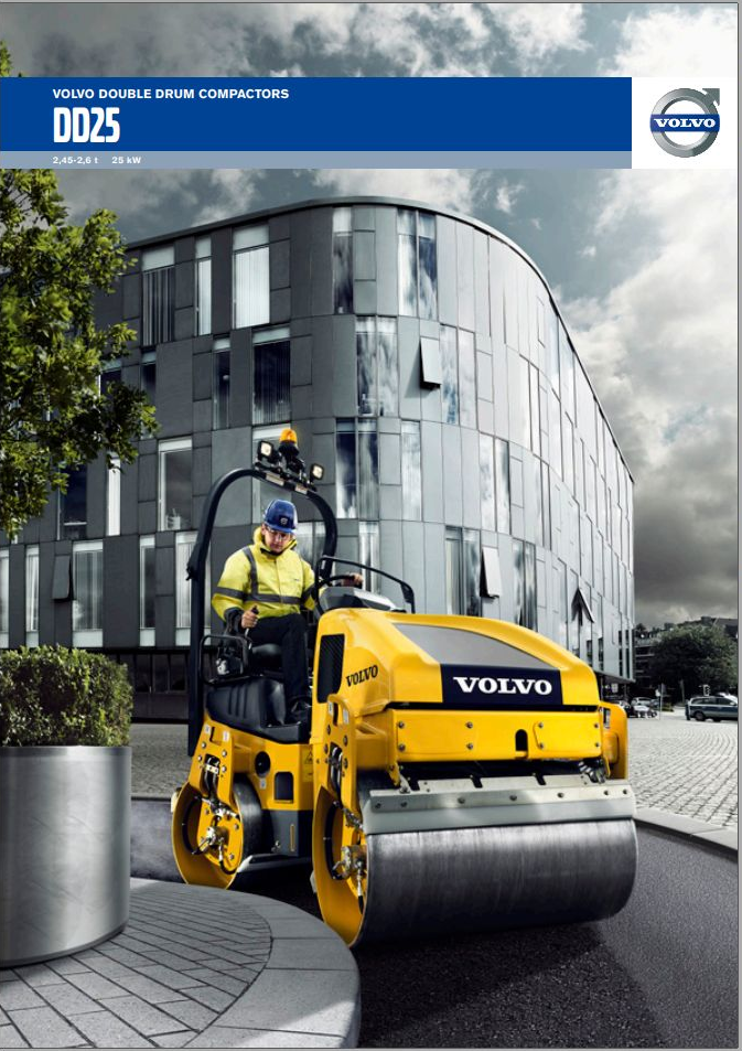 Volvo Drum Compactor DD25B Service Repair Manual PDF