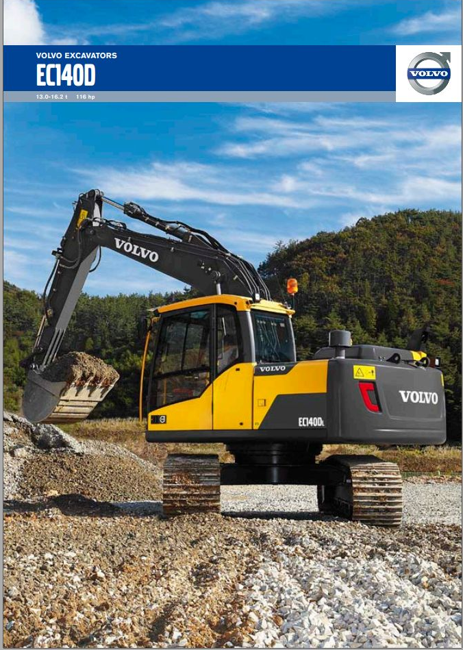 Volvo Excavator EC140D L Service Repair Manual PDF