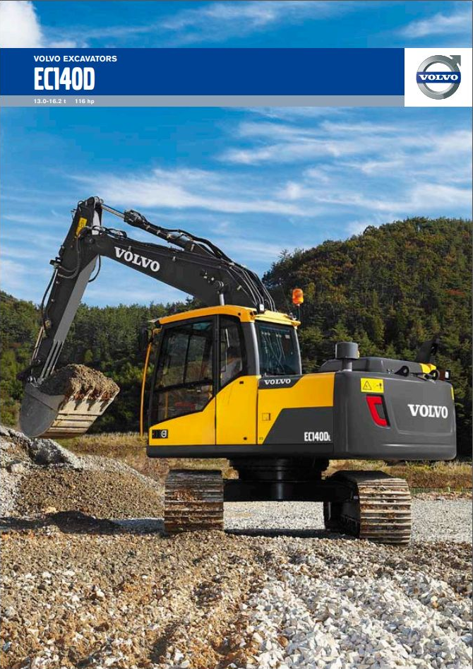 Volvo Excavator EC140D Service Repair Manual PDF