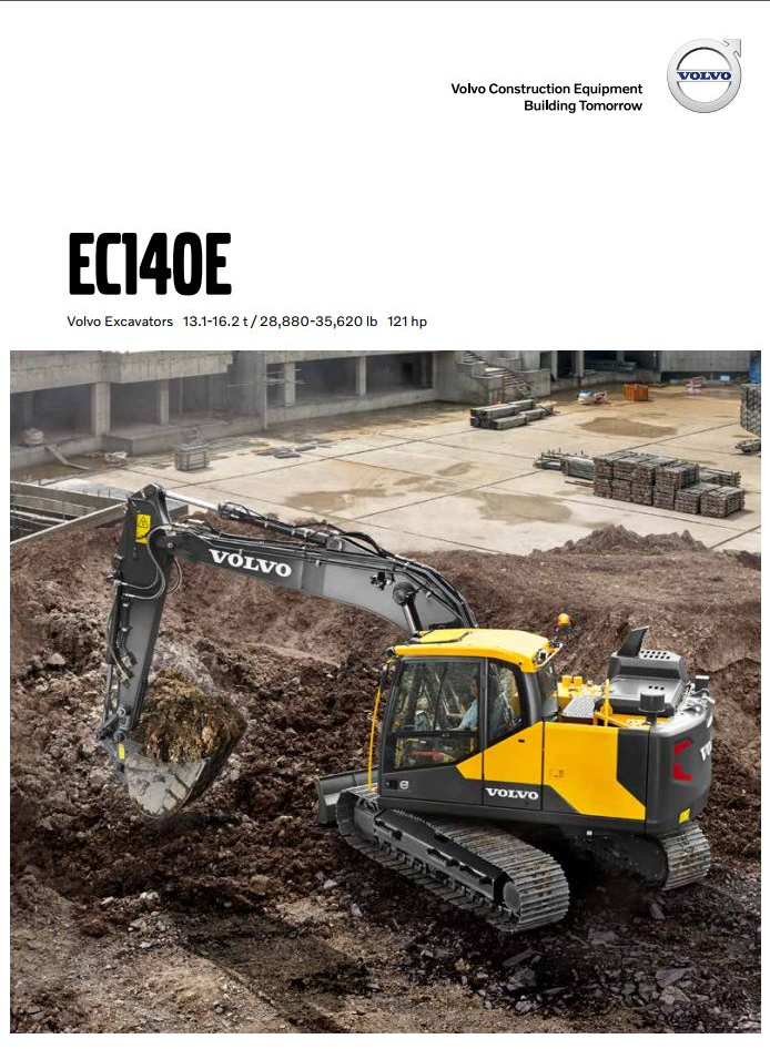Volvo Excavator EC140E L Service Repair Manual PDF