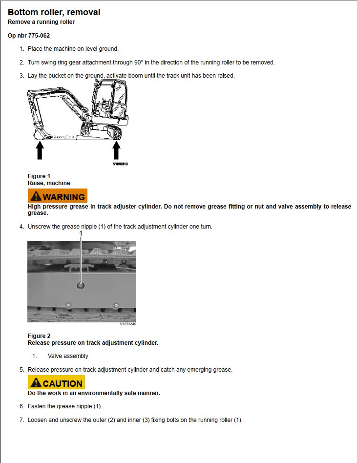 Volvo Excavator EC15C Service Repair Manual PDF