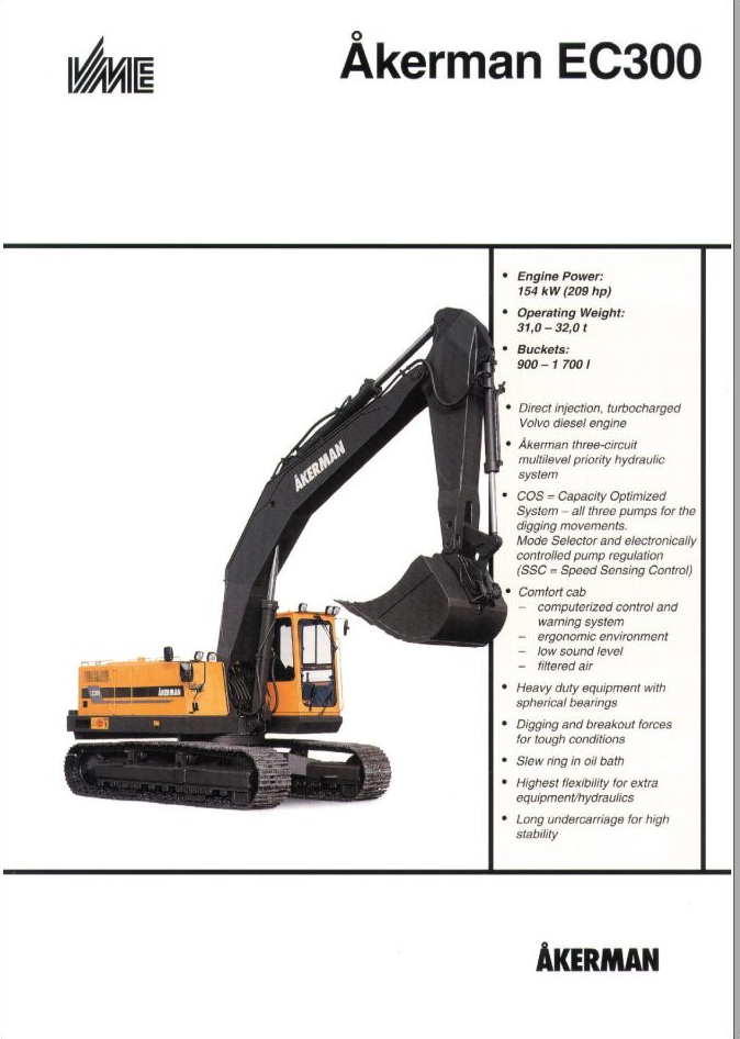 Volvo Excavator EC300 Service Repair Manual PDF