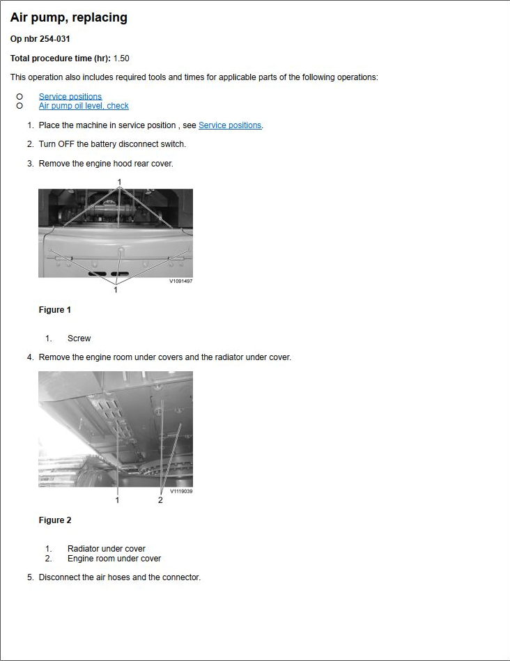 Volvo Excavator EC380D L Service Repair Manual PDF