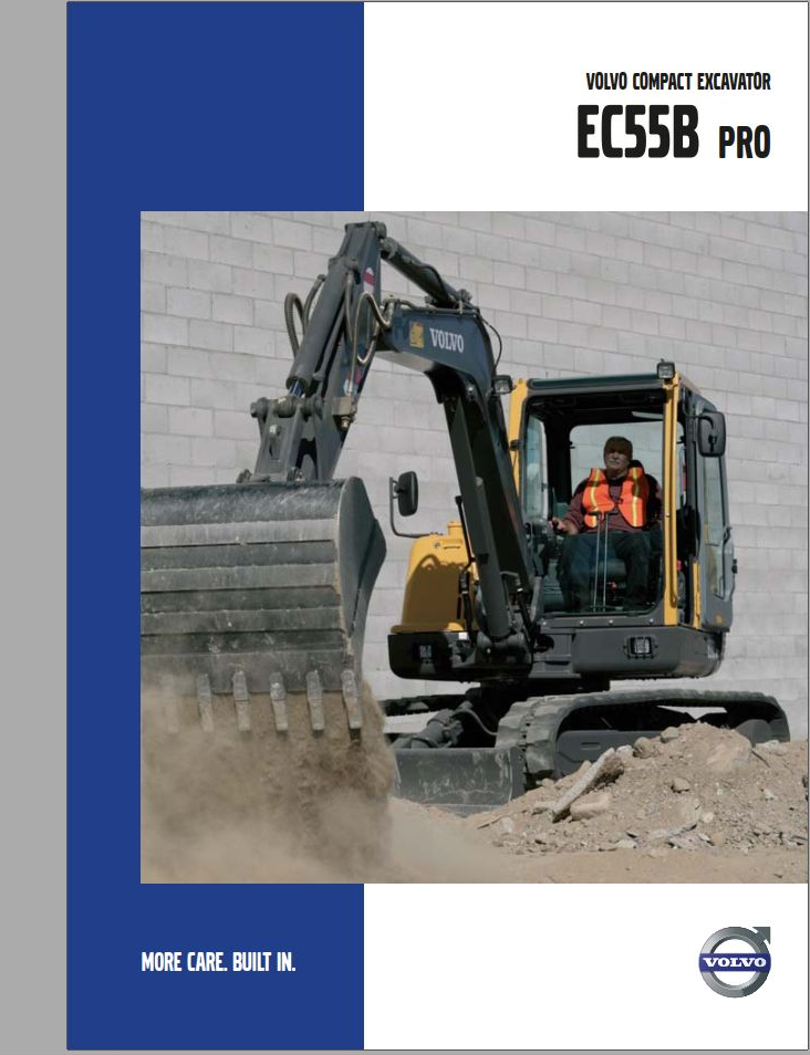 Volvo Excavator EC55B Service Repair Manual PDF