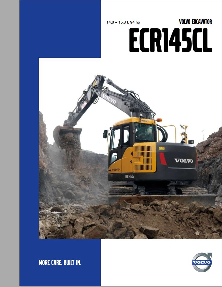 Volvo Excavator ECR145C L Service Repair Manual PDF
