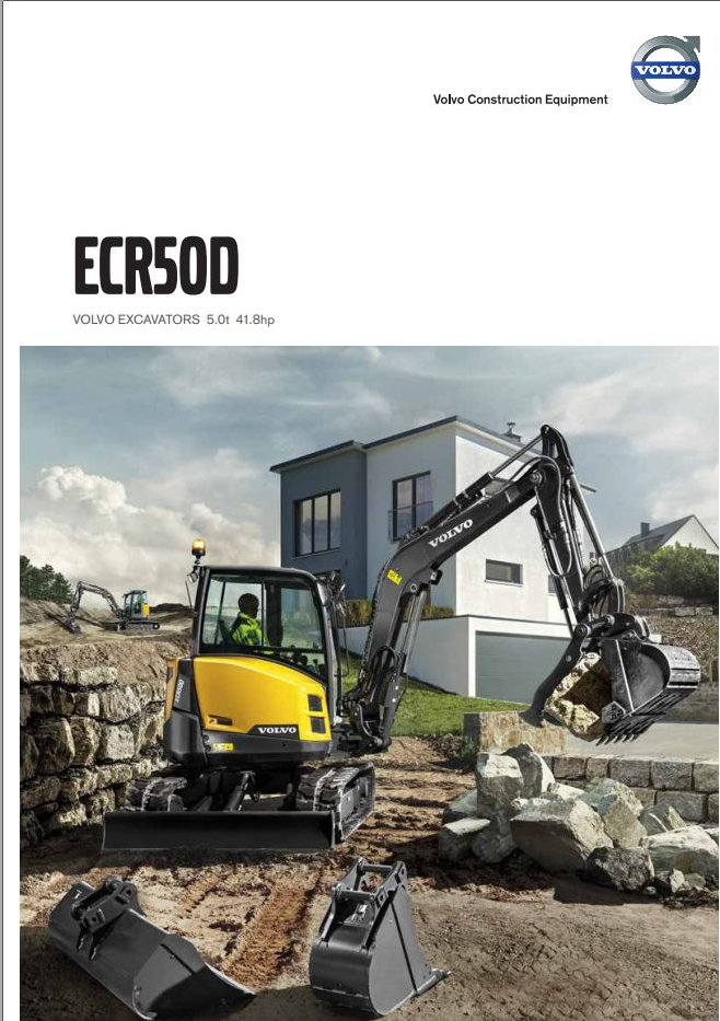 Volvo Excavator ECR50D Service Repair Manual PDF