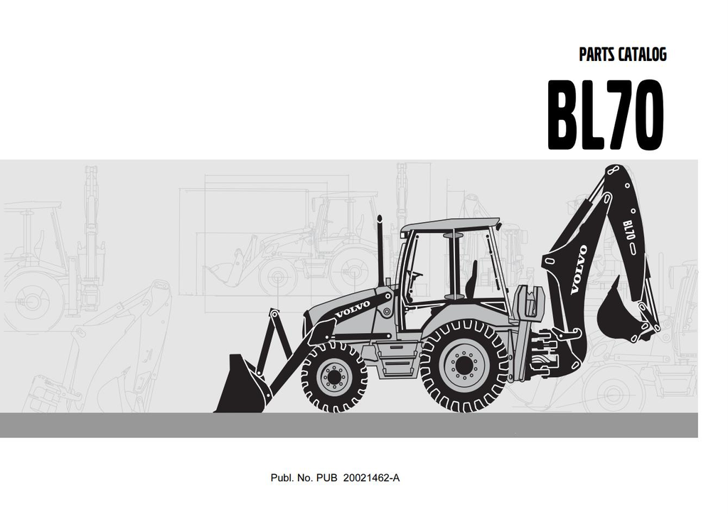 Volvo Loader BL70 Parts Catalog