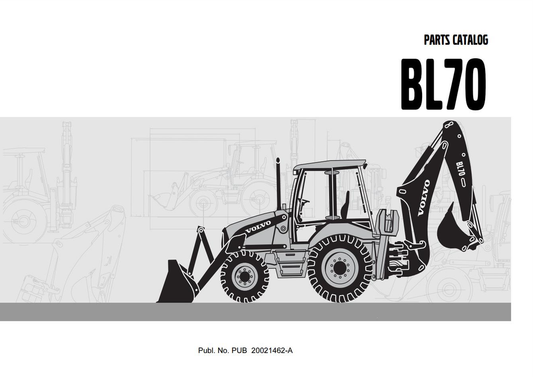 Volvo Loader BL70 Parts Catalog
