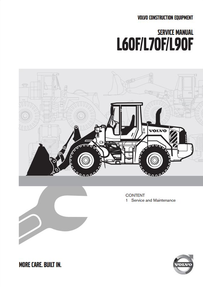 Volvo Loader L60F L70F L90F Service