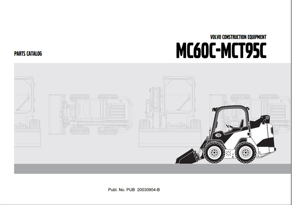 Volvo Loader MC60C-MCT95C Parts