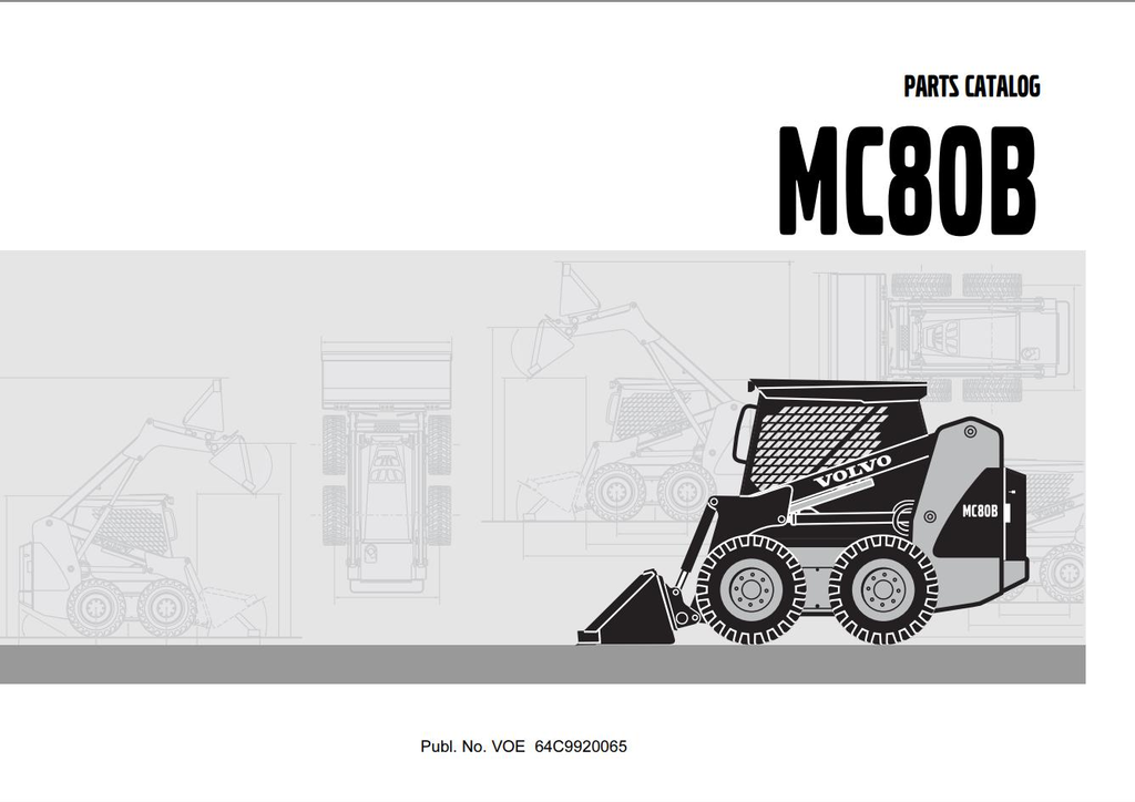Volvo Loader MC80B Operator