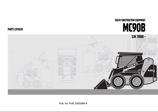 Volvo Loader MC90B Parts Catalog