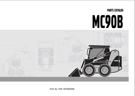Volvo Loader MC90B Parts Catalog