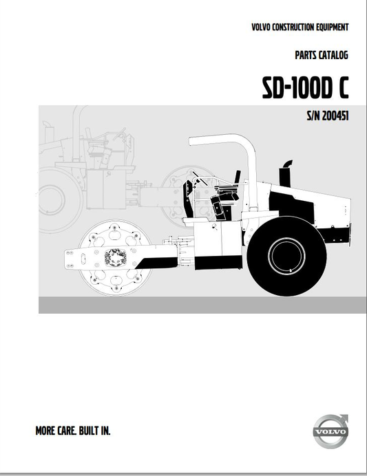 Volvo Roller SD-100DC Parts Catalog