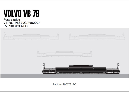 Volvo Screed VB78 Parts Catalog