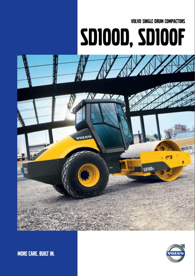 Volvo Single Drum Compactors SD100D Service and Repair Manual PDF