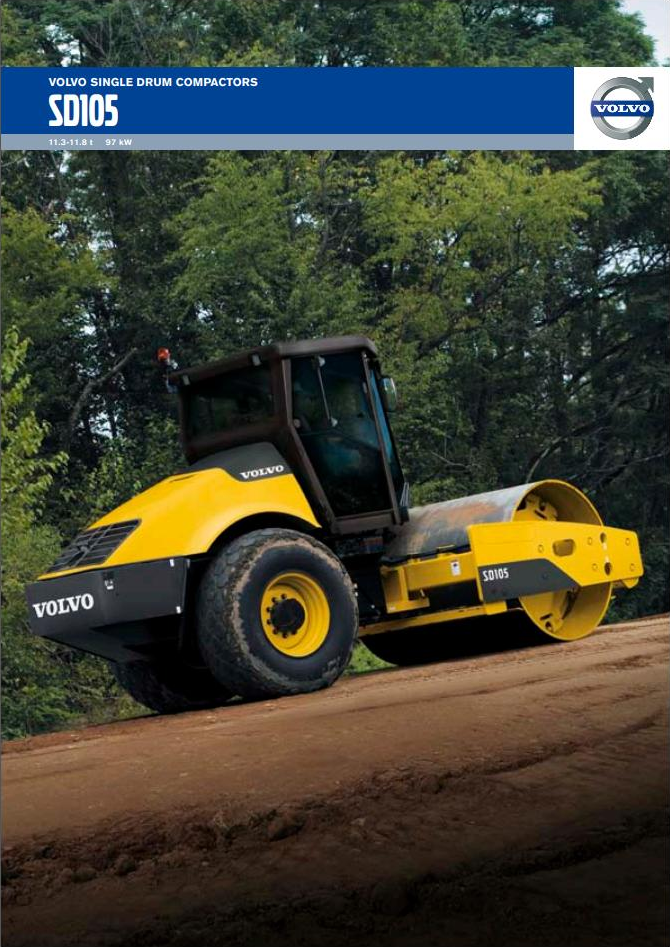 Volvo Single Drum Compactors SD105 Service and Repair Manual PDF