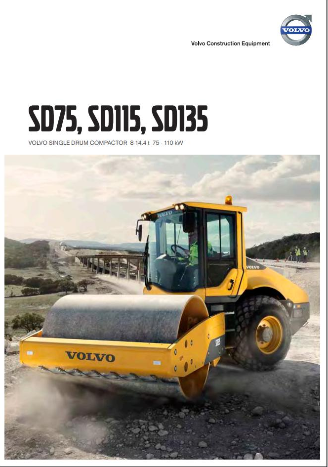 Volvo Single Drum Compactors SD75 Service and Repair Manual PDF