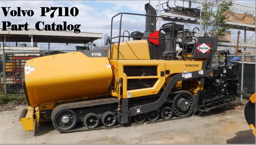 Volvo Tracked Paver P7110 Parts