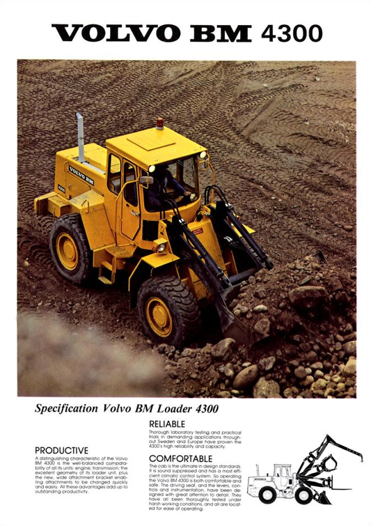 Volvo Wheel Loader BM 4300 Parts