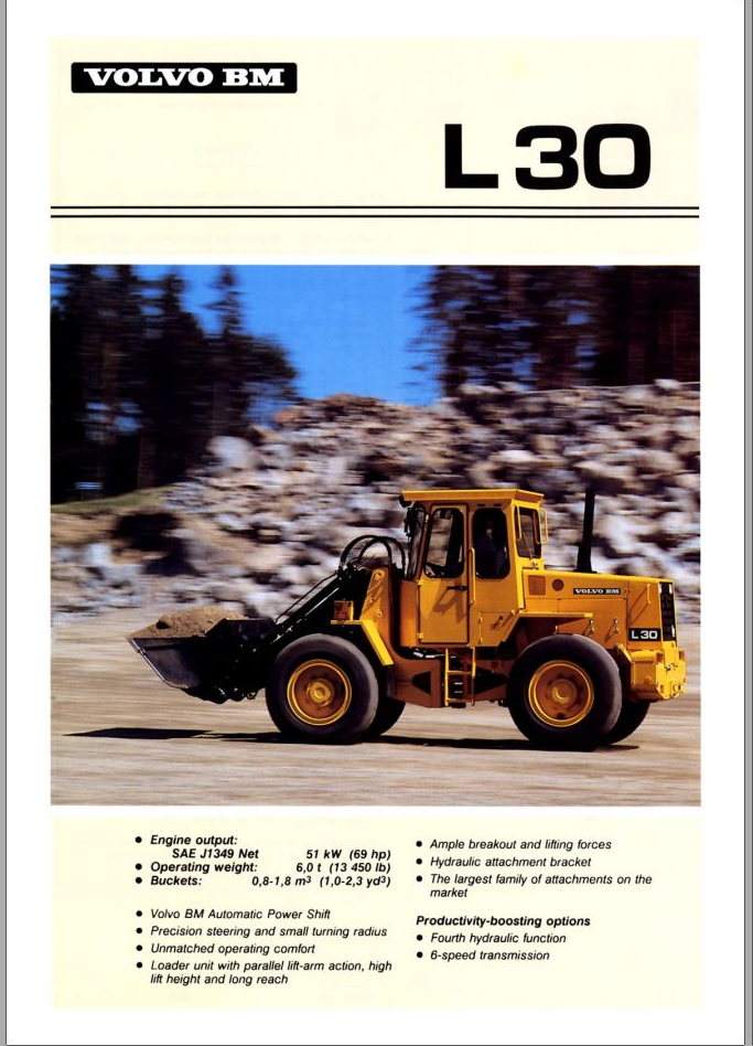 Volvo Wheel Loader L110H Service and Repair Manual PDF