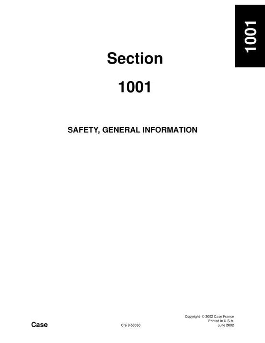 CASE CX460 Crawler Excavator Service Manual 9-53600